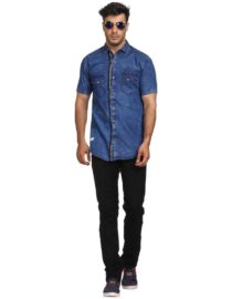 sleeve less indigo shirt edited 2